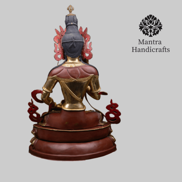 Elegant Vajrasattva Statue | Handcrafted Spiritual Symbol of Purity - Image 2