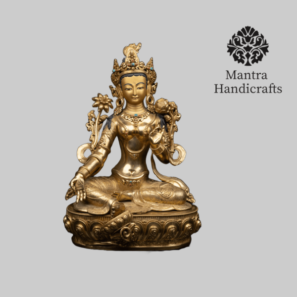 Green Tara Statue | Embodying Compassion and Peace