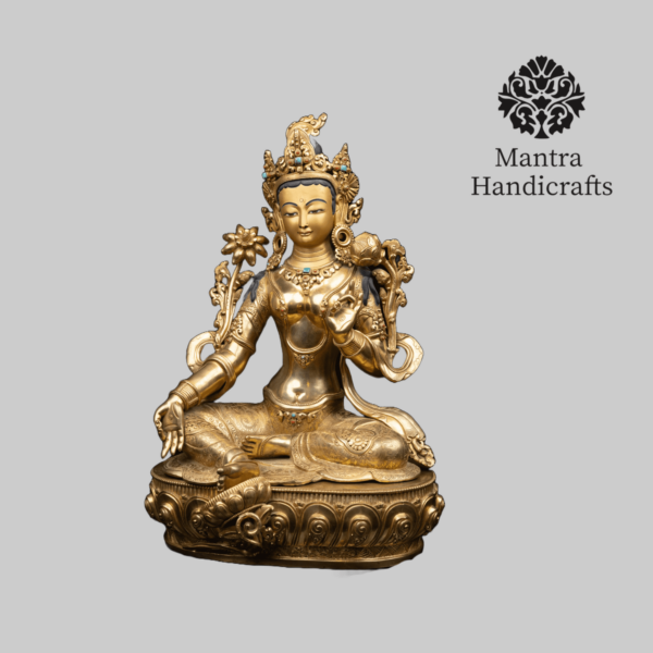 Green Tara Statue | Embodying Compassion and Peace - Image 5