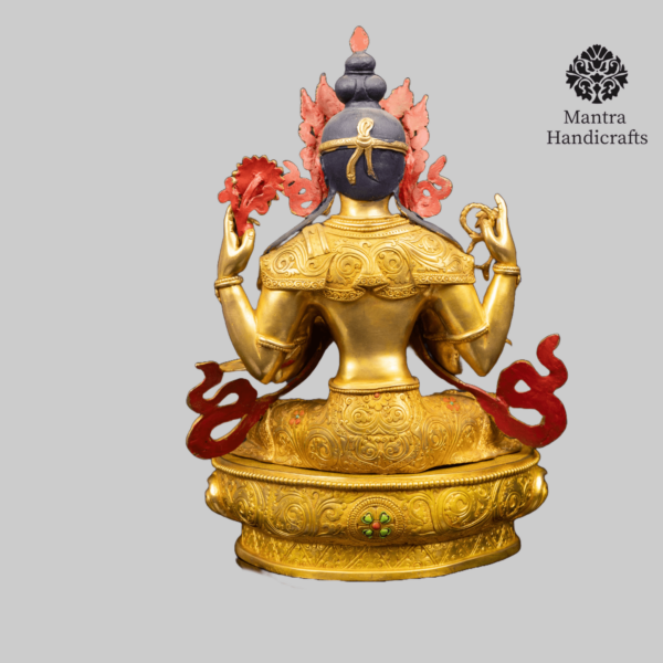 Chenrezig Statue | Four Armed Avalokiteshvara Statue - Image 3