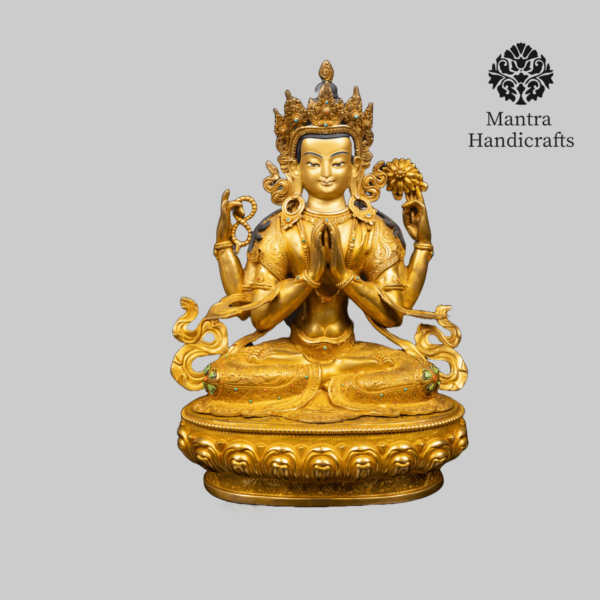 Chenrezig Statue | Four Armed Avalokiteshvara Statue