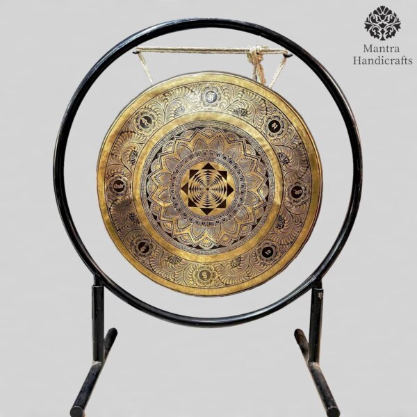 Tibetan Gong with Stand