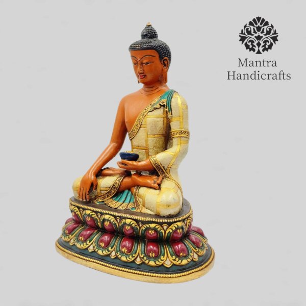 Shakyamuni Buddha Statue | Thangka Color Finishing - Image 3