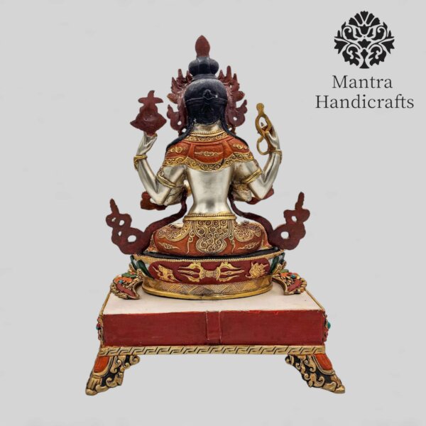 12 inches Chenrezig Statue - Image 4