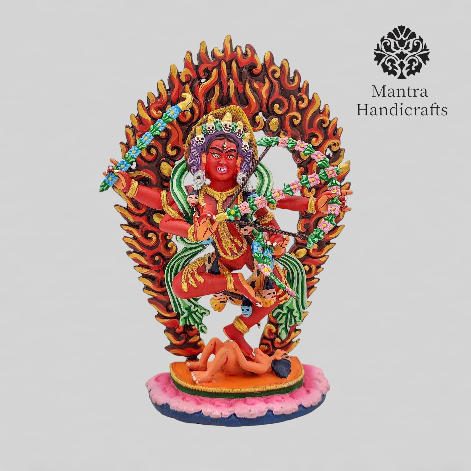 Kurukulla Tantra Dakini Goddess Statue - Handcrafted Himalayan Statues ...