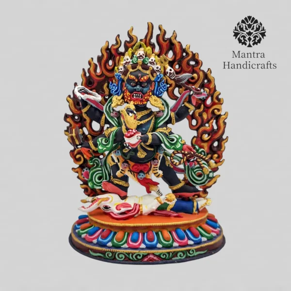 Black Mahakala Statue