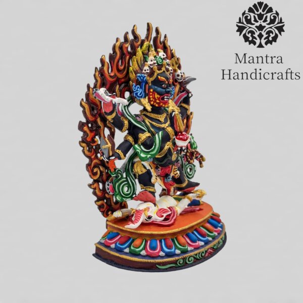 Black Mahakala Statue - Image 2