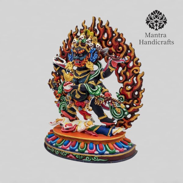 Black Mahakala Statue - Image 3