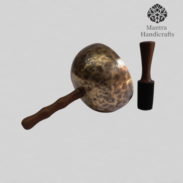 Tibetan Singing Bowl With Handle