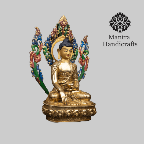 Shakyamuni Buddha Statue | 24k Gold Plated - Image 3