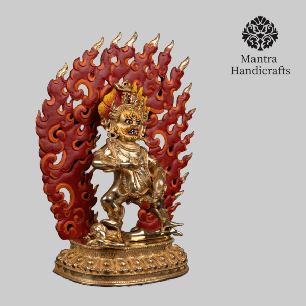 Black Jambhala Statue | Tibetan Wealth Deity Sculpture for Prosperity and Abundance - Image 2