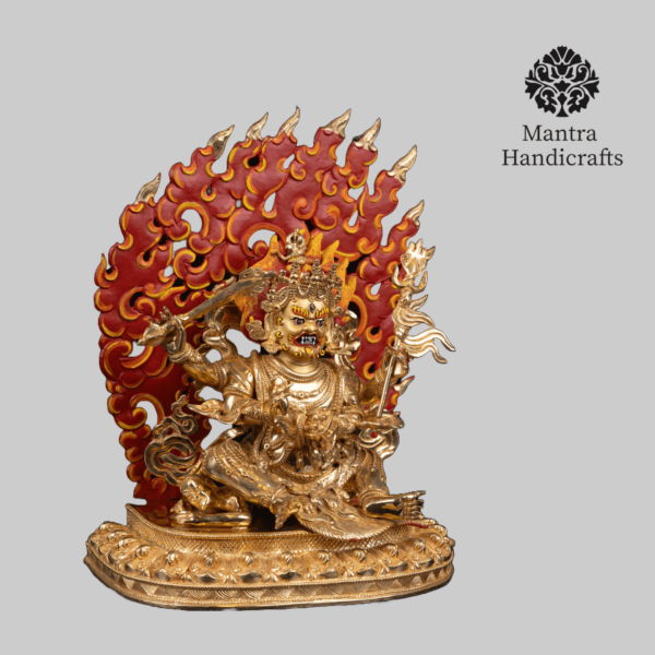 Four-Armed Mahakala Statue - Image 2