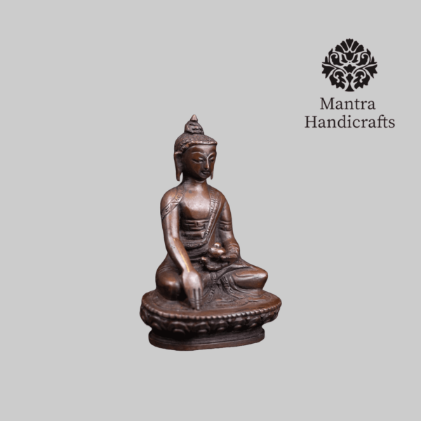 Shakyamuni Buddha Statue | Handcrafted Copper Figurine - Image 3