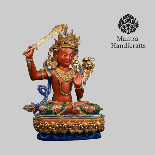 Manjushree Statue | Insightful Manjushree Icon - Image 3