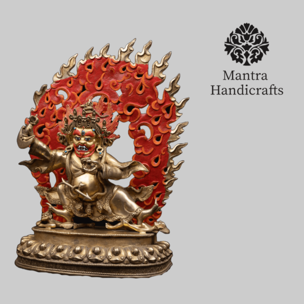 Vajrapani Statue | 24k Gold Glided - Image 4