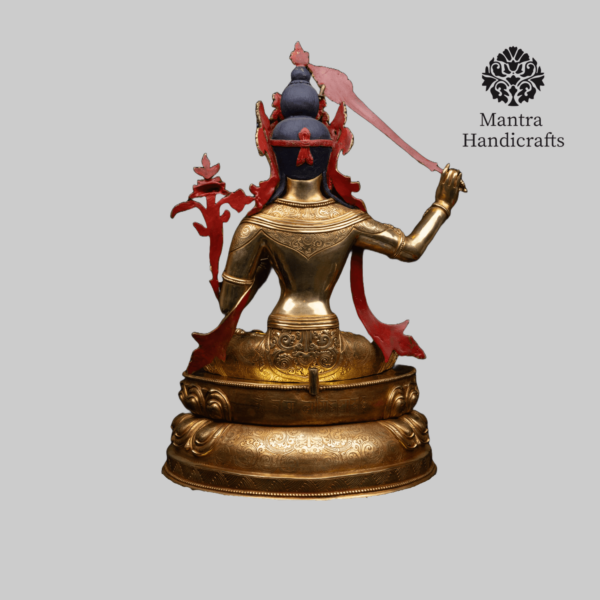 Majestic Manjushree Statue | Embrace Wisdom and Compassion in Your Space - Image 4