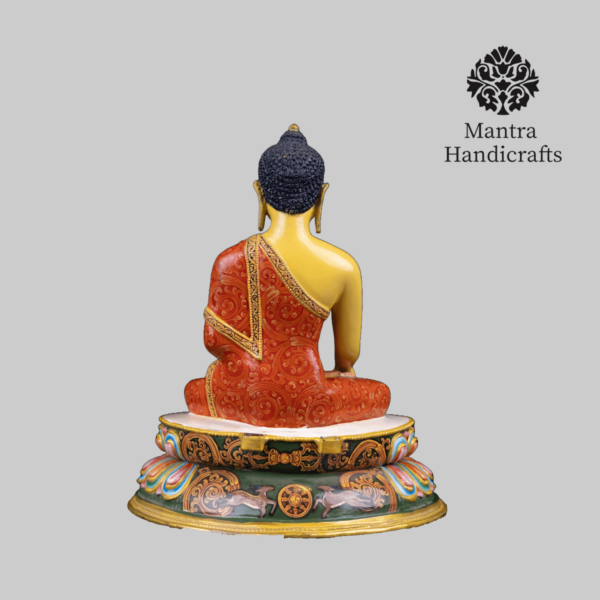 SHAKYAMUNI BUDDHA WITH FRAME STATUE - Image 2