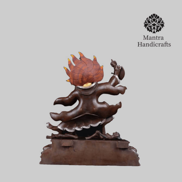 Two-armed Mahakala Statue | Tibetan protector statue - Image 2