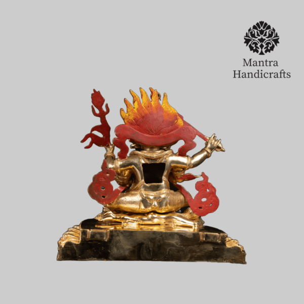 Four-Armed Mahakala Statue - Image 4