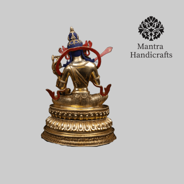 Manjushree Statue | Handmade Bodhisattva Statue - Image 4