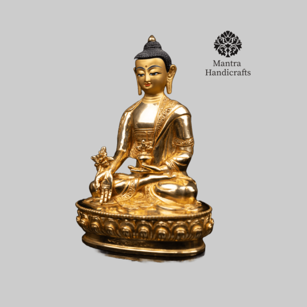 Medicine Buddha Statue | Buddhist Sculpture of Healing Buddha - Image 3