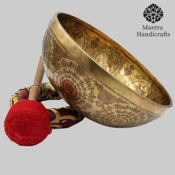 Yellow Jambhala Singing Bowl - Image 3