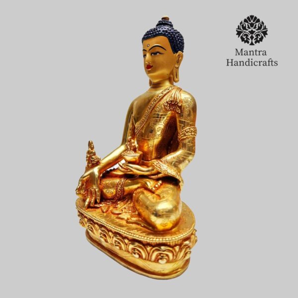 Medicine Buddha Statue | Bhaisajyaguru Statue - Image 3