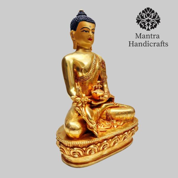 Medicine Buddha Statue | Bhaisajyaguru Statue - Image 2