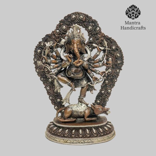 Handcrafted Copper Ganesh Statue | Hindu Eleph