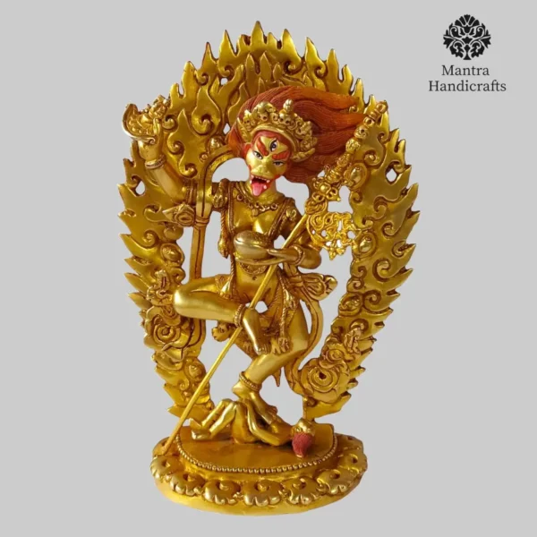 Simhamukha Yogini Statue | Powerful Lion-Faced Dakini Statue