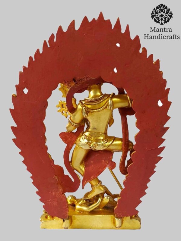 Simhamukha Yogini Statue | Powerful Lion-Faced Dakini Statue - Image 4