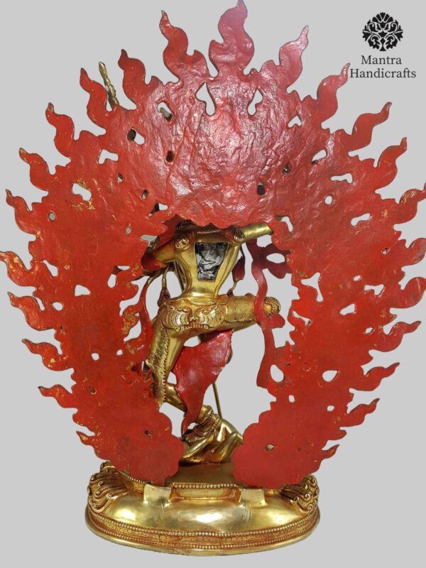 Handmade Vajravarahi Statue | Exquisite Tibetan Buddhist Dakini Sculpture - Image 4