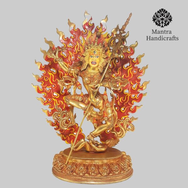 Handmade Vajravarahi Statue | Exquisite Tibetan Buddhist Dakini Sculpture