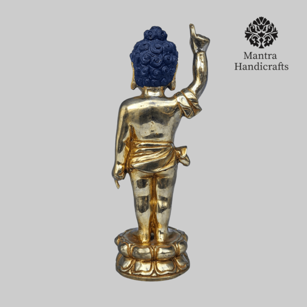 Baby Buddha Statue | 24K Full Gold Gilded - Image 4