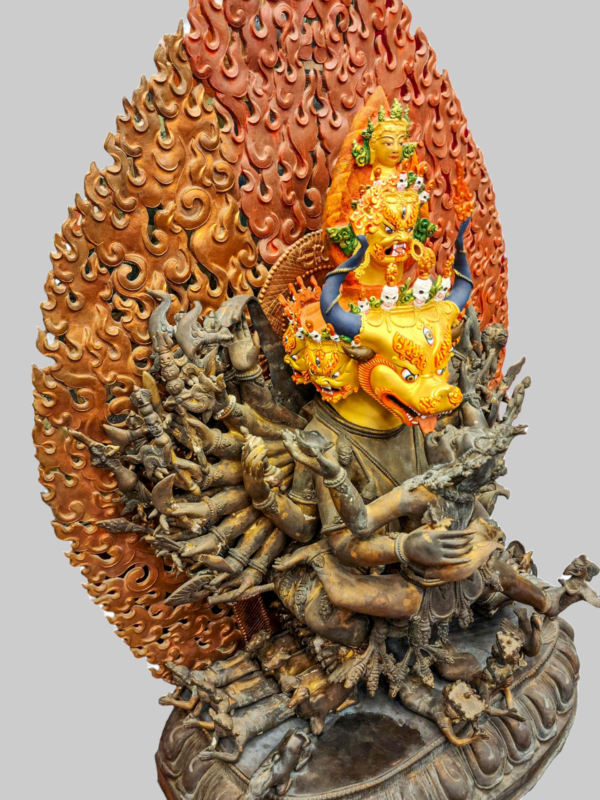 Tibetan Yamantaka Statue | Fine Art of Nepal - Image 6