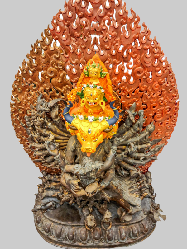 Tibetan Yamantaka Statue | Fine Art of Nepal - Image 5