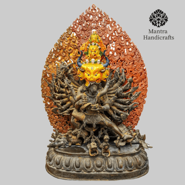 Tibetan Yamantaka Statue | Fine Art of Nepal