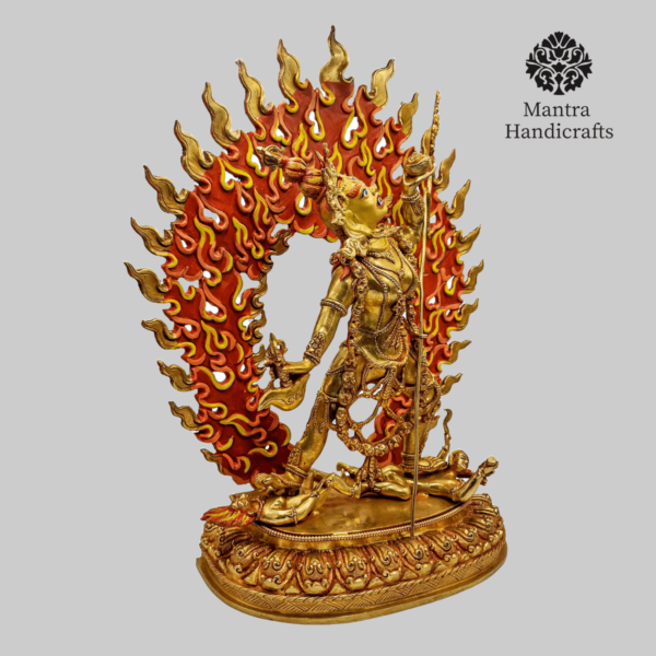 Buddhist Vajrayogini Statue | 24K Full Gold Gilded - Image 3