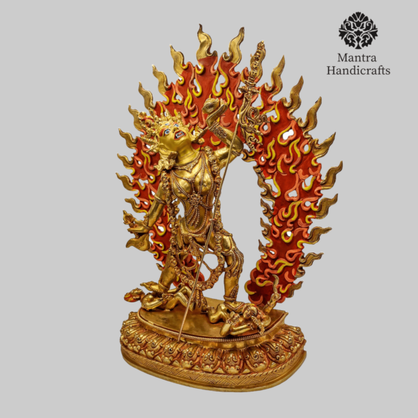 Buddhist Vajrayogini Statue | 24K Full Gold Gilded - Image 2