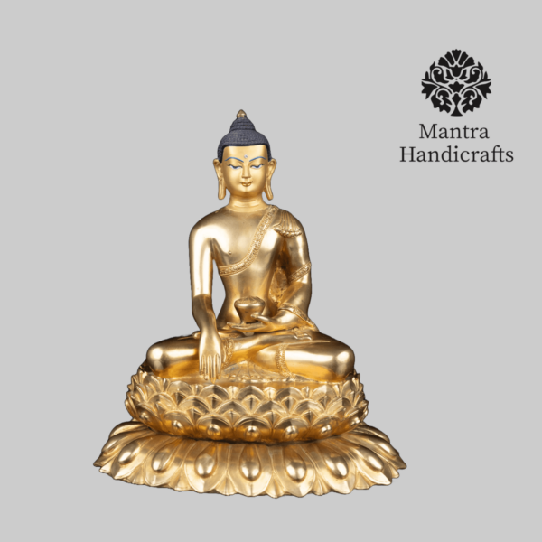 Shakyamuni Buddha on Lotus Seat Statue