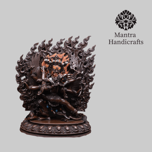 Vajrakilaya Shakti Statue | Powerful Vajrakilaya Oxidized Figurine