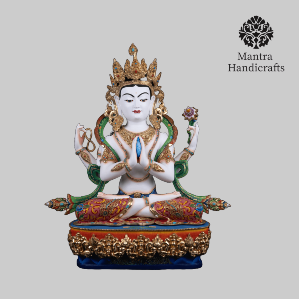 Khadcheri (Chenrezig) Statue | Compassion and Serenity Embodied