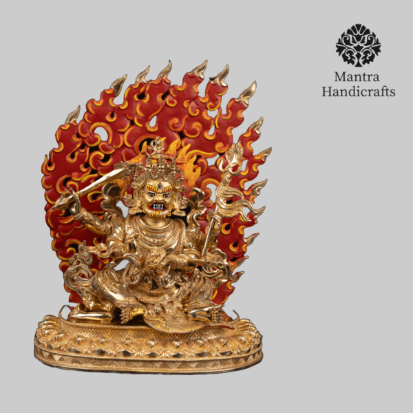 Four-Armed Mahakala Statue