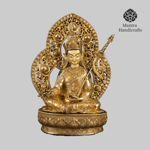 Majestic Guru PadmaSambhava Statue | Guru Rinpoche With Frame