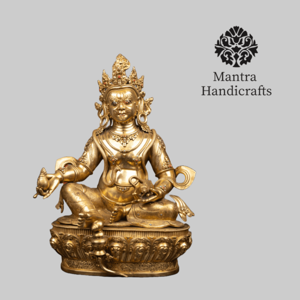 Dzambhala Kubera Statue | Wealth Deity Sculpture