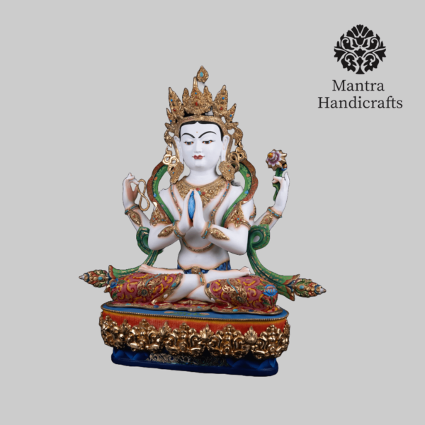 Khadcheri (Chenrezig) Statue | Compassion and Serenity Embodied - Image 2