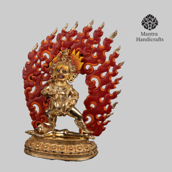 Black Jambhala Statue | Tibetan Wealth Deity Sculpture for Prosperity and Abundance - Image 4