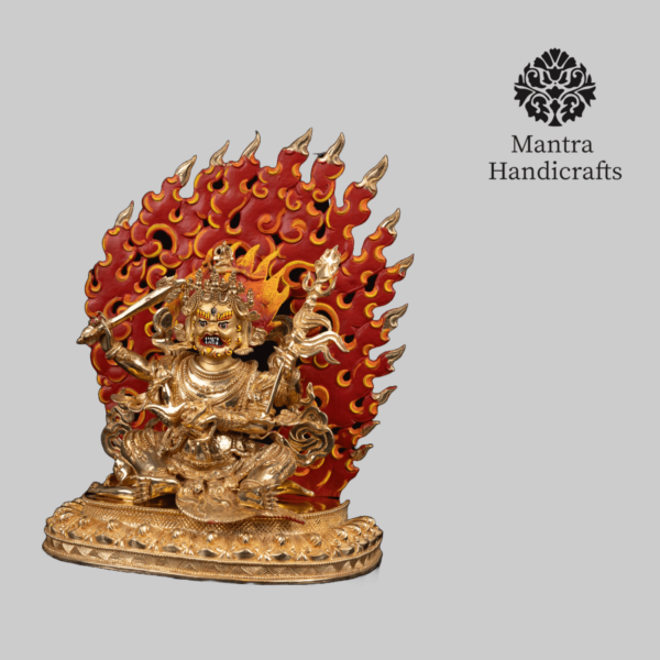 Four-Armed Mahakala Statue - Image 3