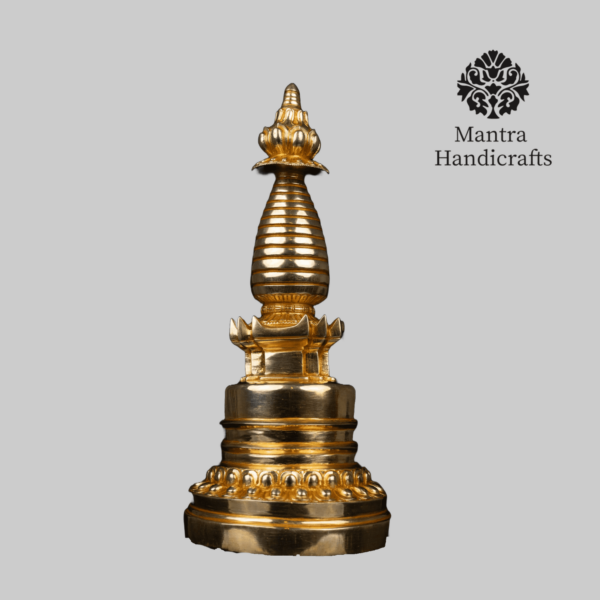 Tibetan Chorten Stupa Statue - Image 2