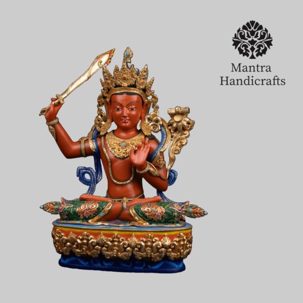 Manjushree Statue | Insightful Manjushree Icon - Image 2